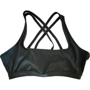 Everyday‎ Yoga Women's green Strappy Sports Bra L Activewear